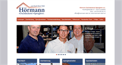Desktop Screenshot of hoermann-dach.at